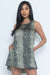 Snake Print Mini Dress w/ Pockets* (ED25114) - Wholesale Fashion Couture 
