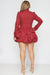Plus Size Sexy Mini Dress W-Half Lining (TW1018) - Wholesale Fashion Couture 