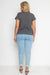 Plus Size Short Sleeve Top (Z9143) - Wholesale Fashion Couture 