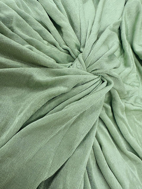 Twisted Front V-Neck Midi Dress With Short Sleeve and Front Slit Detail (5D221026-Reg) Y - Wholesale Fashion Couture 