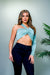 One Shoulder Halter Neck Long Sleeve Twist Top in Sage (BT10725) - Wholesale Fashion Couture 