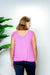 Plus Size Sleeveless V Neck Tank Top in Orchid (PT16153) - Wholesale Fashion Couture 