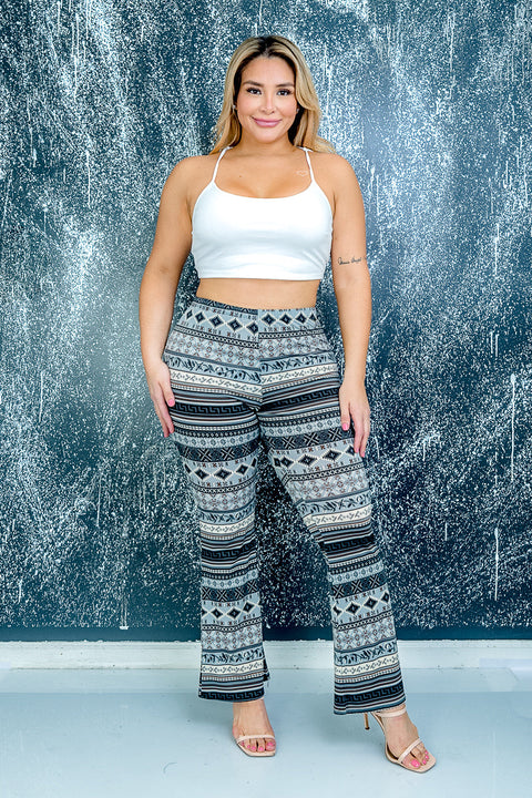 Tribal Plus Size Pants (ZA3720) - Wholesale Fashion Couture 