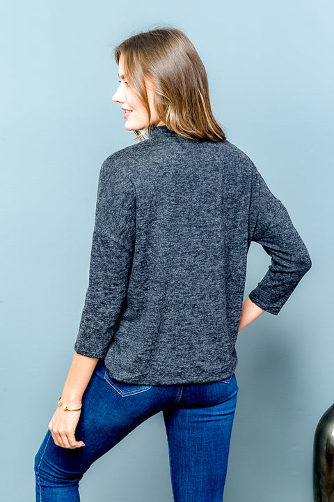 Long Sleeve Fleece Top (MT3762) - Wholesale Fashion Couture inc