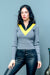 Colorblock Long Sleee Front Zipper Neckline Cable Knit Top Sweater (W9040) - Wholesale Fashion Couture inc