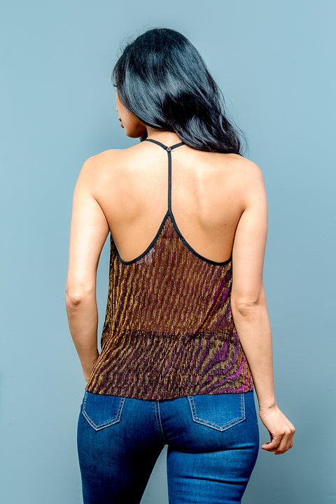 Mix Sleeve Less Top-No Linen (LT23466) - Wholesale Fashion Couture inc