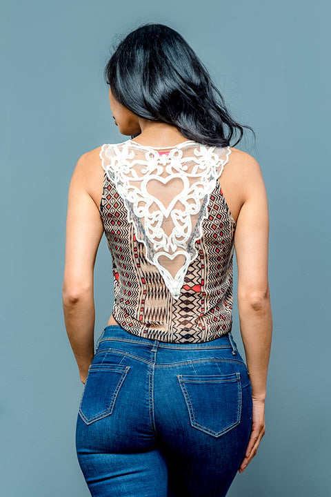 Mutli Sleeveless Crop Top (T14017) - Wholesale Fashion Couture inc