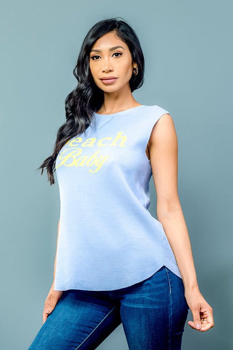 Sleeve Less Top (LVI71796-1) - Wholesale Fashion Couture inc