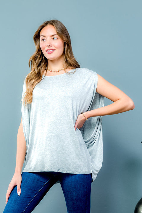 Sleeveless Tunic Top (12174) - Wholesale Fashion Couture inc