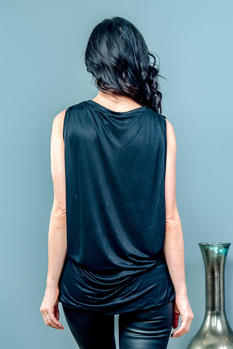 Luxe Double Lined Drop Armhole Sports Tank Top (LT22782) - Wholesale Fashion Couture 