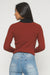 Colorblock Long Sleee Front Zipper Neckline Cable Knit Top Sweater (W9040) - Wholesale Fashion Couture 