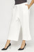 Elastic Waist Self Tie Wide Leg Short Women Plus Size Pants (W923249J) White / ( 1XL-2XL-3XL- 3-2-1)