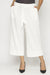 Elastic Waist Self Tie Wide Leg Short Women Plus Size Pants (W923249J) White / ( 1XL-2XL-3XL- 3-2-1)