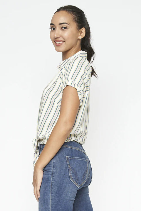 Top (HTN1653) Ivory-Green / ( XS-S-M-L- 1-2-2-1)