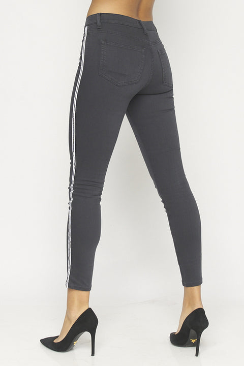 Mid Rise Skinny Pants (SP10004) Black / ( 1-3-5-7-9-11-13- 1-2-2-2-2-2-1)