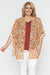 Plus Size 2 Piece Solid Top and Floral Kimono  (2CGJ-ESXB) - Wholesale Fashion Couture 