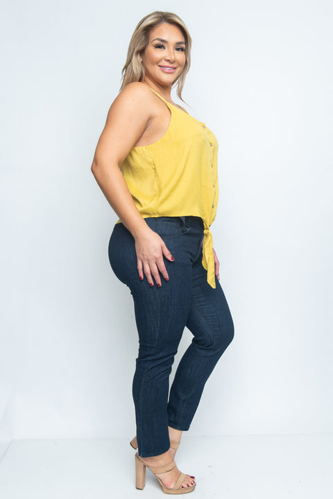 Plus Size Sleeveless Top (ZB10159) - Wholesale Fashion Couture 