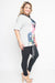 Plus Size Short Sleeve Top With Hoodie (T30798APL) - Wholesale Fashion Couture inc