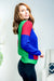 Sweater (HS-0972) Royal-Red-Green / ( S,M,L- 2,2,2)