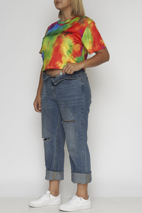 Plus Size Tops (43885) TieDye / ( 1XL-2XL-3XL- 2-2-2)