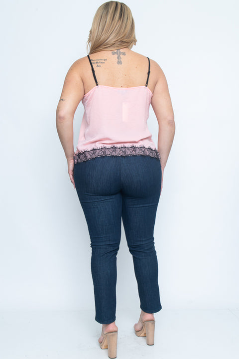 Sleeve Less Top (ZB8924S) Mauve (1X-2X-3X - 2-2-2)