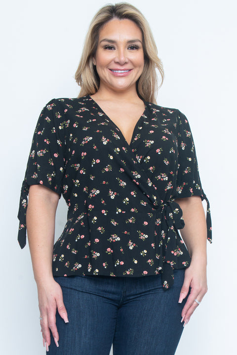 Short Sleeve Top (ZB10095F6) - Wholesale Fashion Couture 