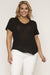 Short Sleeve Tee Shirt 1 Pocket (K63666AX) Black / ( S-M-L- 2-2-2)