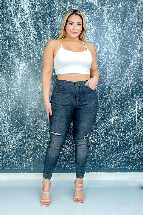 Plus Size Pants (HPS-1554) Black / (14-16-18-20-22 - 2-2-2-1-1)